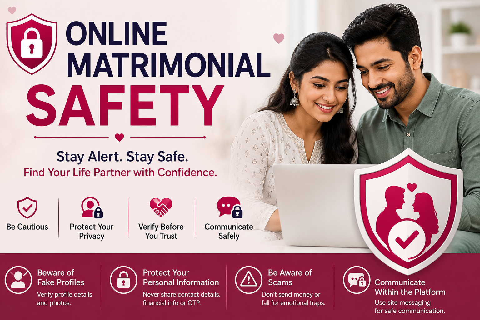 🔐 Online Matrimonial Safety